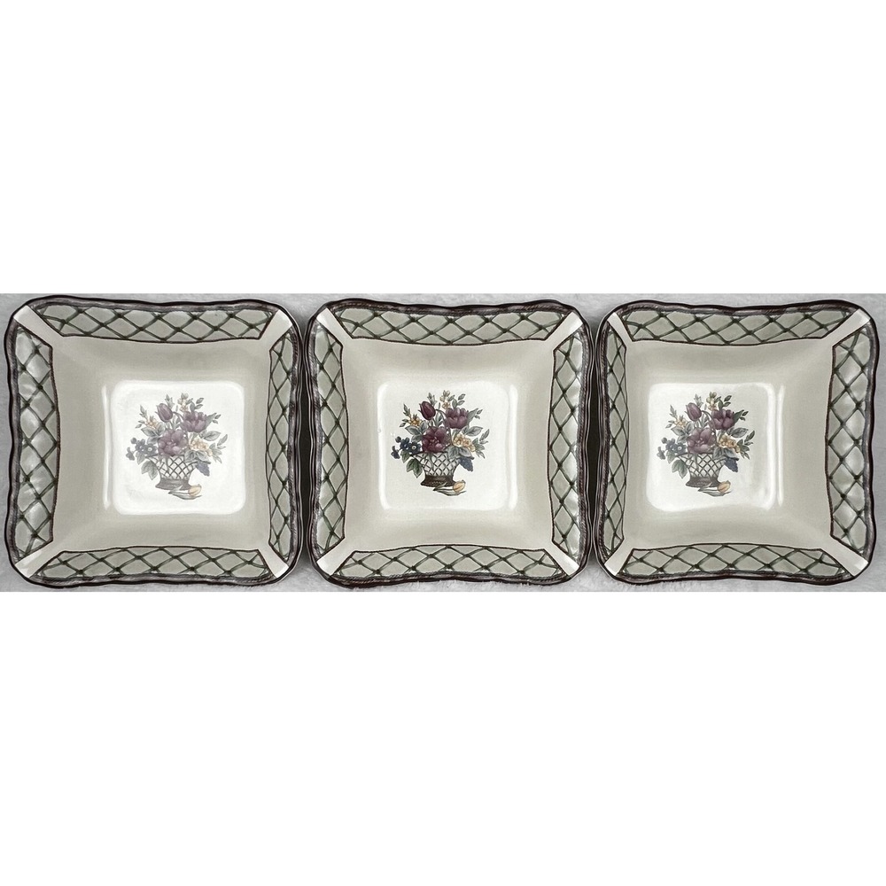 Mikasa Bowls Country Classics Fruitage DC315 Floral Pageant Set Of 3 Malaysia